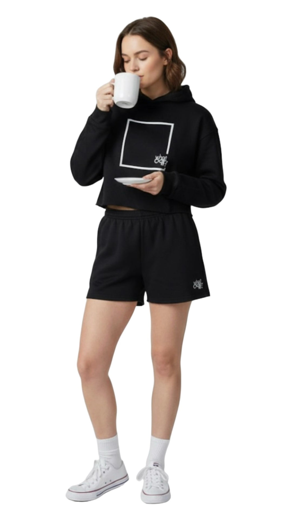 WOMEN'S CUTOFF SWEAT SHORT