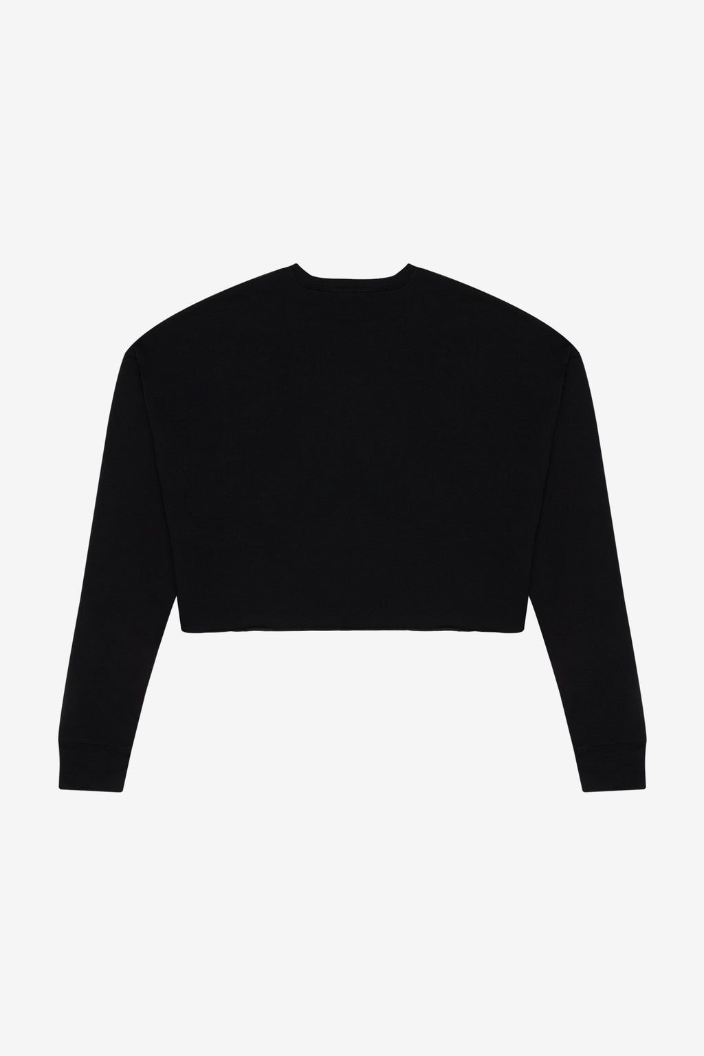 CROPPED CREW FLEECE
