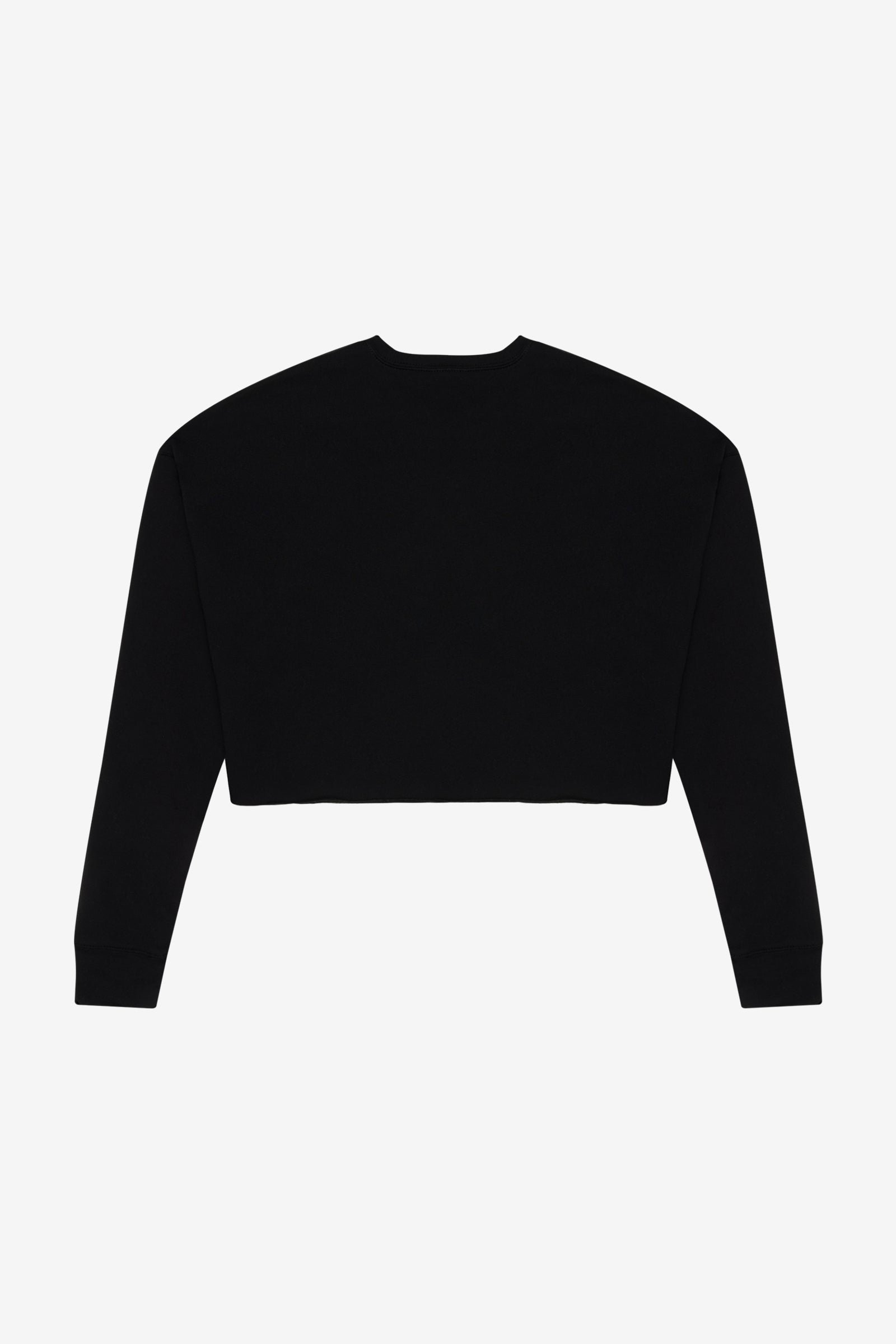 CROPPED CREW FLEECE