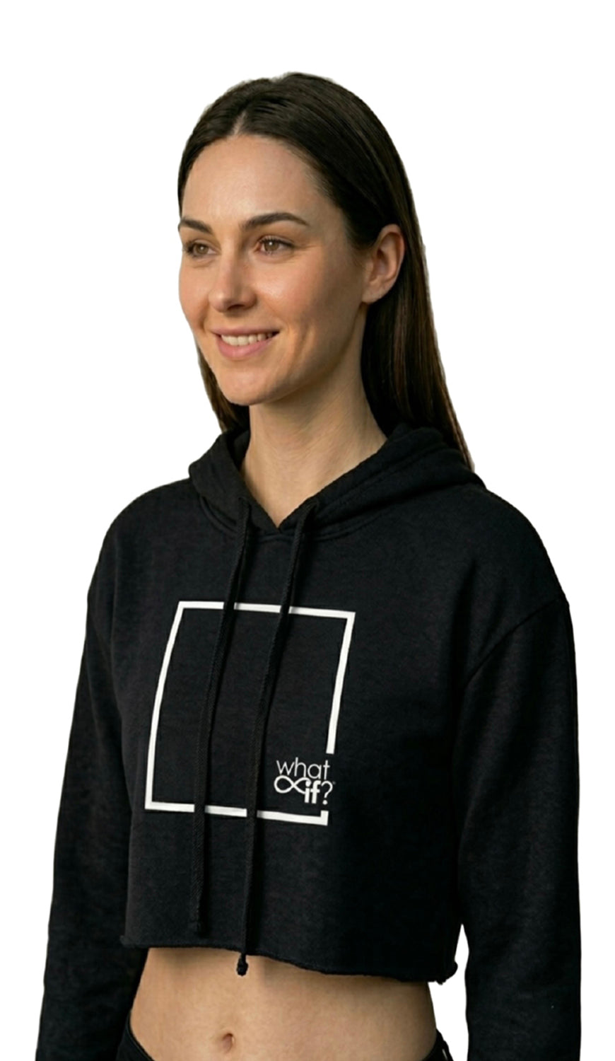 ON THE GO CROPPED FLEECE HOODIE