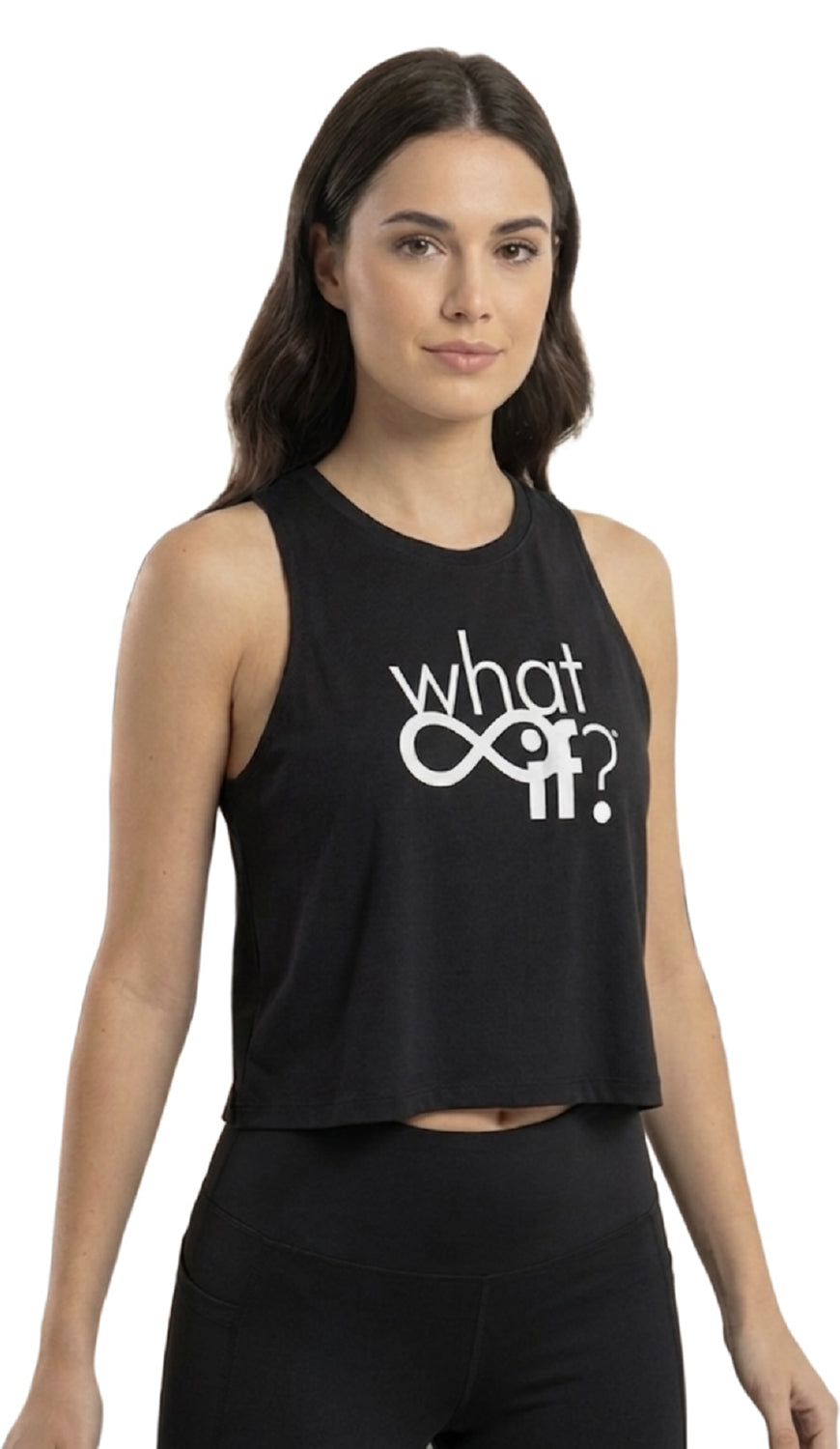 RACERBACK CROPPED TANK