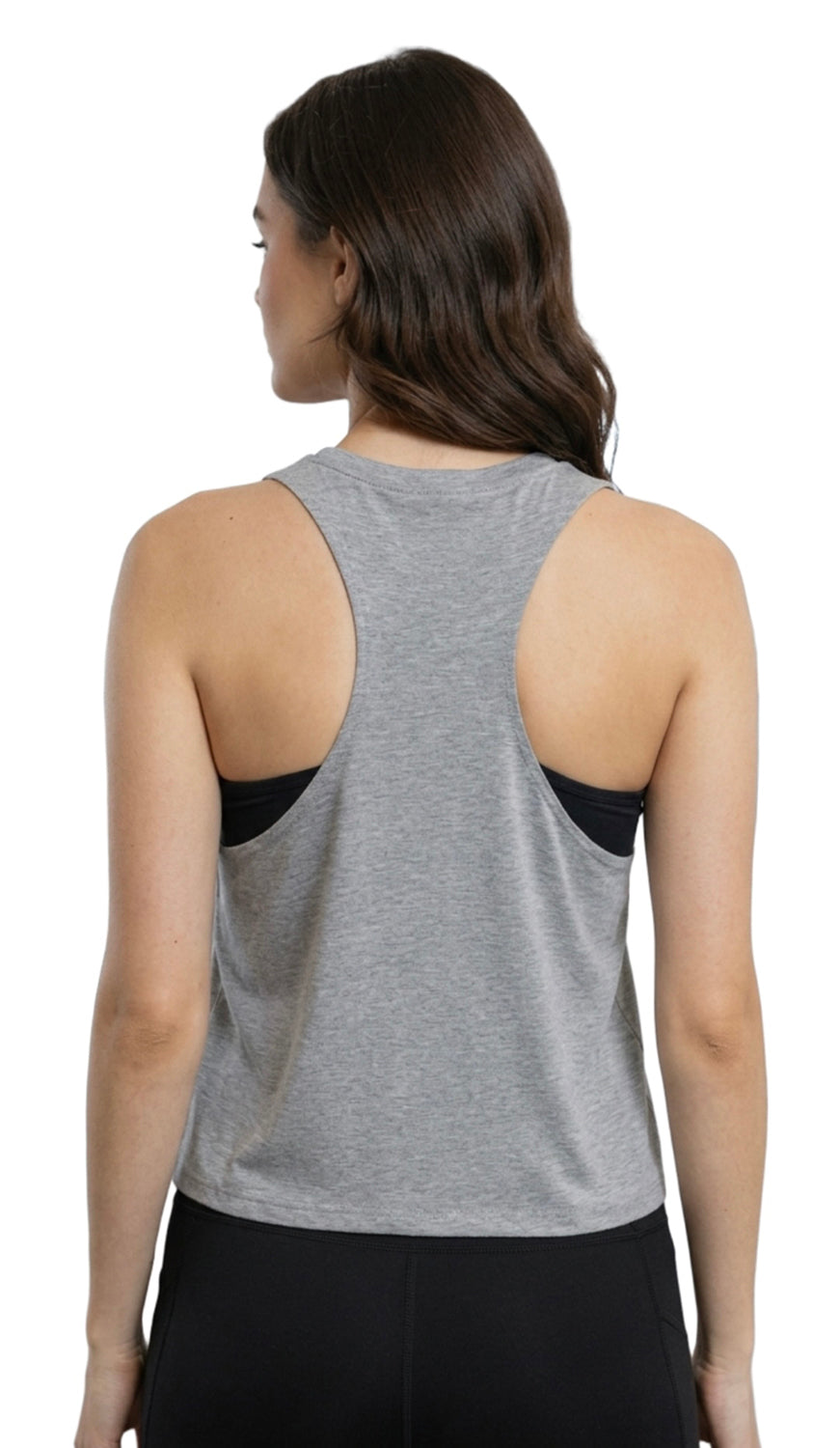RACERBACK CROPPED TANK